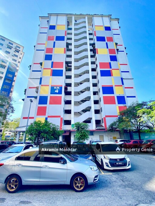 End Lot, Facing Open (Lake), Partially Furnished & Renovated | Apartment Desa Tasik 6B Bandar  Tasik Selatan Sungai Besi, KL
