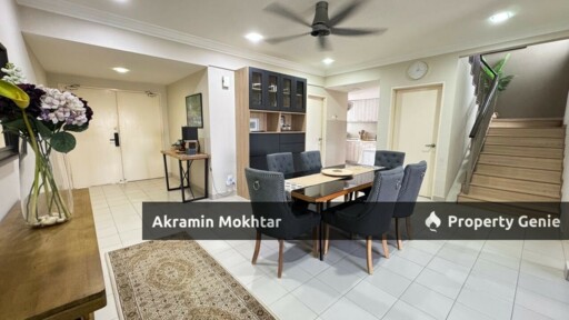 Fully Furnished & 3 Parking | Penthouse Duplex Residensi Alami, Seksyen 13 Shah Alam