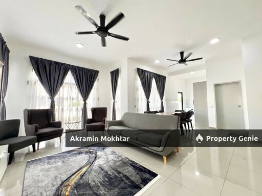 Corner Lot, Facing Open & Fully Furnished | 2 Storey, Regent Garden @ Eco Grandeur, Puncak Alam