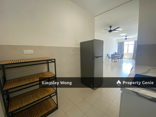 Middle Floor 3 Rooms Unit Falim Condo with Furnished Near Menglembu First Garden Lahat