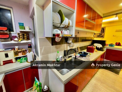 Renovated & 2 Parking | Pangsapuri Damai Seksyen 25, Shah Alam Selangor