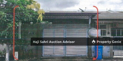 1 Storey Terrace House, Intermediate No. 12, Jalan Tanjung Agas 30/233, Seksyen 30, 40460 Shah Alam, Selangor  Land Area