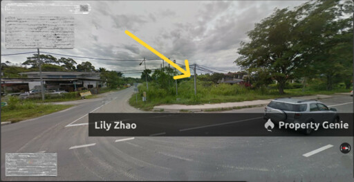 Papar Commercial Land for Rent, Road Side, Corner Lot 8,000 sqft, Papar Square, Papar, Sabah.