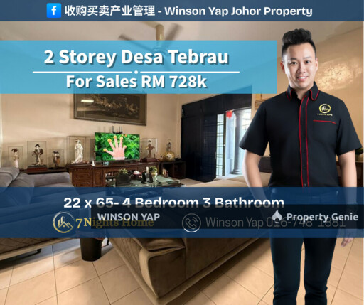 2 Storey Terrance Taman Desa Tebrau JB Near Ikea Aeon Toppen Hero Market