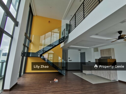 Penthouse Duplex Sea View for Sale Corner Lot, 1,586 sf, Renovated @ Riverson, Kota Kinabalu City Centre