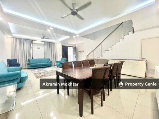Renovated & Fully Furnished | Double Storey Super-link, Akasia Cahaya Alam @ Sek U12, Shah Alam