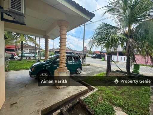 SEMI D MURAH TANAH LUAS & UNIT CORNER Semi D Single Storey Taman Berjaya Permai, Kempadang For Sale