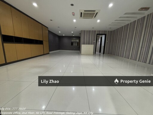 2nd Floor Corporate Office for Rent, Ready & Renovated, Partially Furnished, Sadong Jaya, Kota Kinabalu City Centre, Sabah