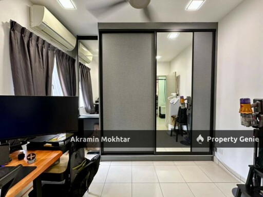 Freehold, Renovated, Partially Furnished & 2 Parking | Apartment Seri Kasturi, Setia Alam For Sale