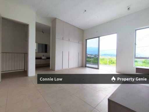 New & Completed Corner Double Storey Terrace House Guarded with Free Cabinets