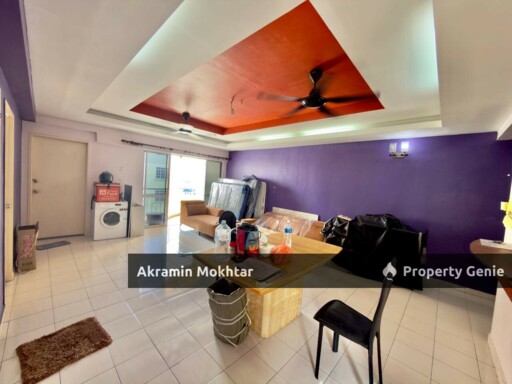 End Unit, Renovated & 1 Parking | Zamrud Apartment, Jalan Klang Lama Kuala Lumpur