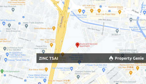 Boulevard Service Apartment Jalan Kuching KL Freehold Auction | 3 Bedrooms | Only RM 324K