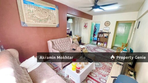 FREEHOLD, RENOVATED & FULLY FURNISHED | Pangsapuri Bukit Baru Keramat Kuala Lumpur