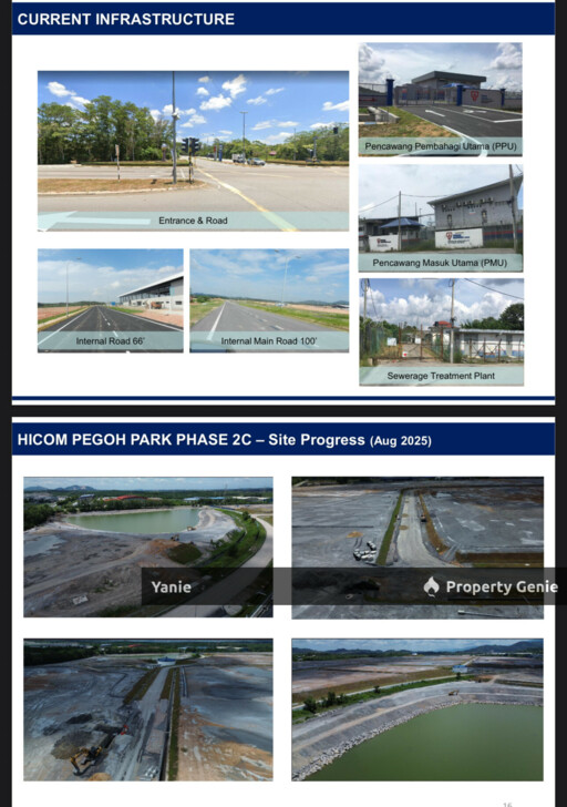 Hicom Pegoh Industrial Land, Melaka ready infrastructure!
