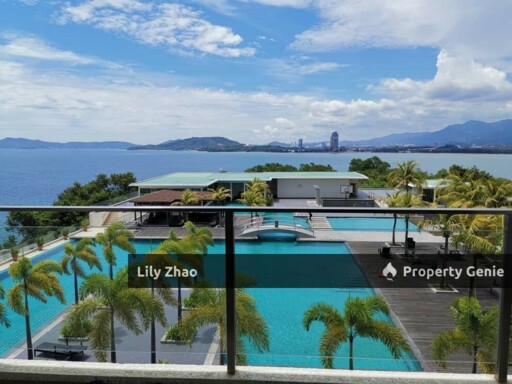 High End Condo with Private Lift For Rent, Full Sea View, 3+3 Rooms, 5 Bath, 2,450 Sqft, The Peak Vista, Kota Kinabalu City