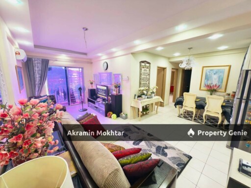 Renovated & 1 Covered Parking | Pangsapuri Saujana Gombak, Taman Pinggiran Batu Caves Selangor
