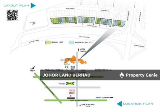 Bandar Tiram 2 Storey Shop Office