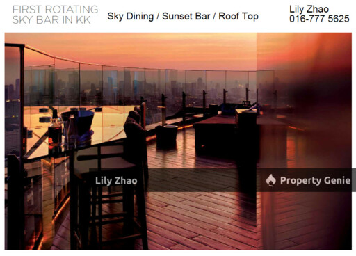 Sky Deck for Rent, Full Sea View 9,700 sqft, Sky Bar/ Sunset Bar/ Sky Dining Idea in the heart of Kota Kinabalu City Centre, Sabah