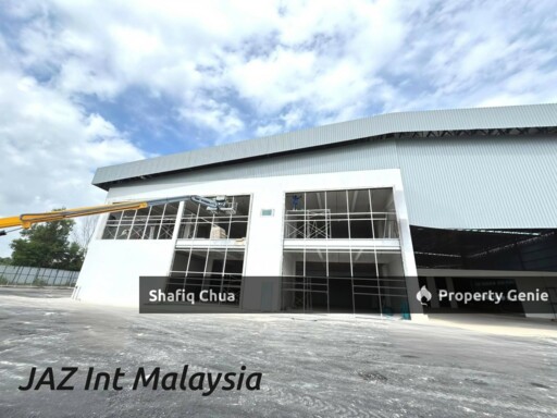 Newly Completed 2 Adjoining Detached Warehouse Factory Enstek, Negeri Sembilan For Sale or Rent