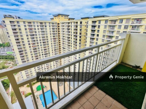 Corner Unit, Renovated, Partially Furnished & 1 Parking | Platinum Lake PV12 Condominium, Danau Kota Setapak, KL .