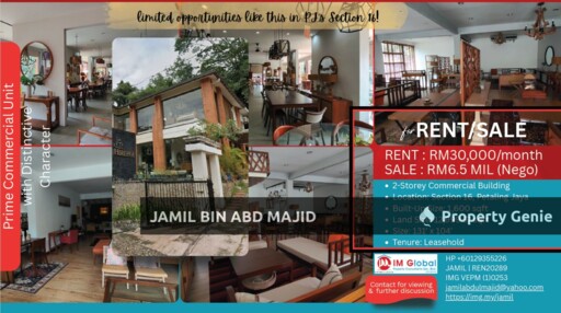 2-STOREY COMMERCIAL BUNGALOW SECTION 16 PETALING JAYA