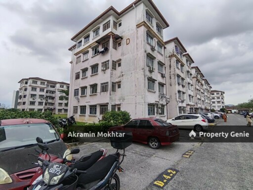 Frehold & 1 Parking | Apartment Seri Melati Bandar Seri Putra Bangi