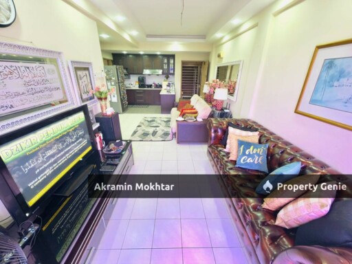 Renovated & 1 Covered Parking | Pangsapuri Saujana Gombak, Taman Pinggiran Batu Caves Selangor