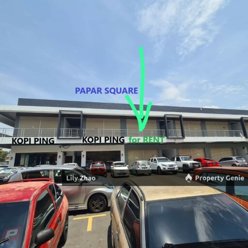 1st Floor Shop Office for Rent, 1,205 sqft Papar Square, Papar, Sabah