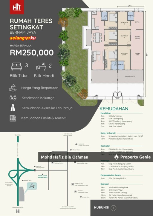 Lagenda Adrea, Bernam Jaya, Hulu Selangor