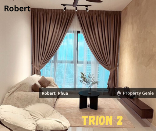 Modern Living at Trion 2 Cheras: 660 sqft 2 Rooms for Rent