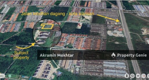 Tanah Corner , Banglo Lot Luas di Kota Warisan Sepang (Dekat Surau 100m)
