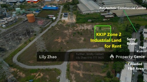 KKIP Industrial Land Zone 2 for Rent, 39,225 sqft, Sepanggar, Sabah