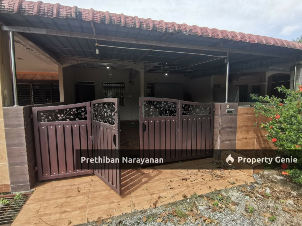 Rumah 1 Tingkat Diubahsuai Dengan Cantik Untuk Dijual di Sungkai, Perak