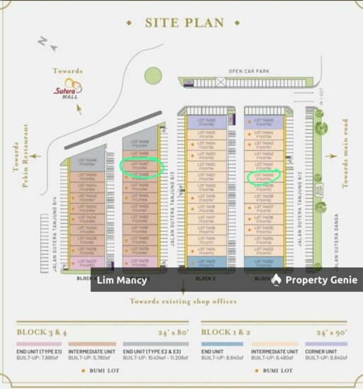Taman Sutera Tanjung Three Storey Shoplot Brand New