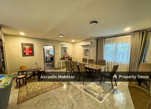 Freehold, CornerLot, Renovated & Partially Furnished | 2-Storey Bungalow Kampung Datuk Keramat KL.