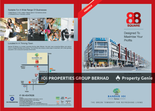 2 and 3 Storey Shop at Bandar IOI Bahau (For Sale and For Rent)
