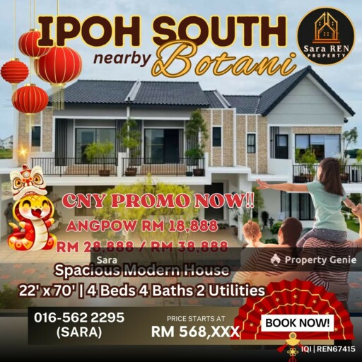 Extra Large 2Storey Shibuya (ZENtology) at Ipoh South, Botani Ipoh