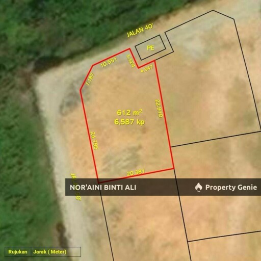 Turun Harga ‼️  🏞 Tanah Lot Bangunan Mukim Sungai Karang untuk Dijual!