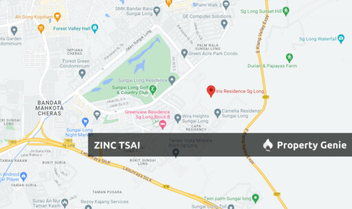 Iris Residence🔥Save RM 42,000🔥8 mins drive to MRT Bukit Dukung Station🔥6 mins drive to AEON Mahkota Cheras Mall