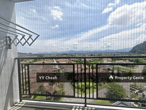 For Rent Ampang Residence Condo Ipoh, High Floor, Fully Furnished, Move-in Ready
