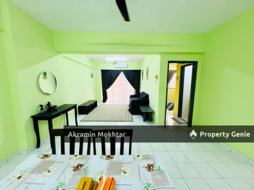 Freehold, Low Level, Fully Furnished & 1 Parking | Plaza Indah Apartment Taman Sepakat Indah Kajang