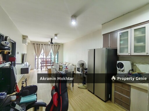 FREEHOLD, PARTIALLY FURNISHED & 1 PARKING -: PURI AIYU CONDOMINIUM , SEKSYEN 22, SHAH ALAM