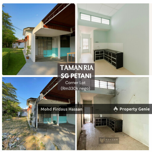 SST Corner Lot @ Taman Ria, Sungai Petani, Kedah. Land Area 2885 sq ft. Rumah Murah!!!