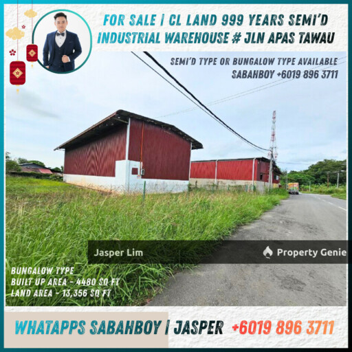 (999 Years) Industrial Warehouse Tawau