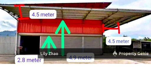 Industrial Warehouse for Rent, 13,840 sq ft, Road Frontage Highway near Grand Merdeka Mall, KM 15 Menggatal, Kota Kinabalu.
