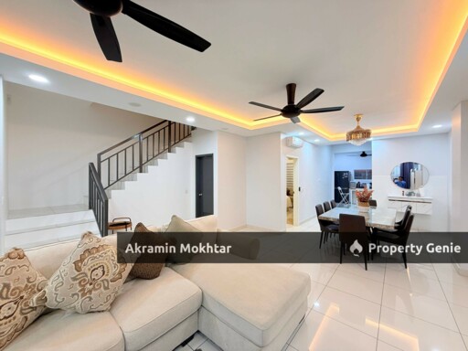 Freehold, Facing Open, Renovated & Fully Furnished | Double Storey Terrace House  KASIH RESIDENCE  SETIA ALAM SARI, BANGI