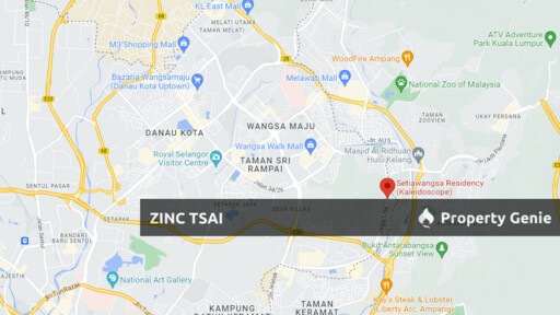 Setiawangsa Residency (Kaleidoscope)🔥Save RM 224,000🔥3 mins drive to Jelatek LRT Station🔥5 mins drive to Great Eastern Mall & Gleneagles KL