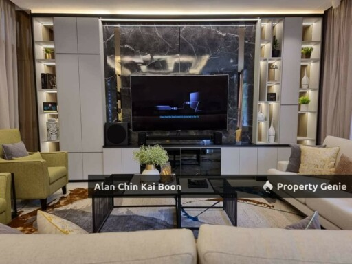 16 Quartz Taman Melawati 3 storey courtyard villa Fully Furnished For Rent
