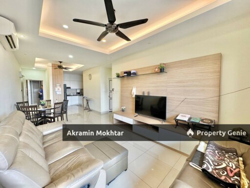 Corner Unit, Fully Furnished & 2 Parking | Residensi Rampai The Parc Tower, Setapak