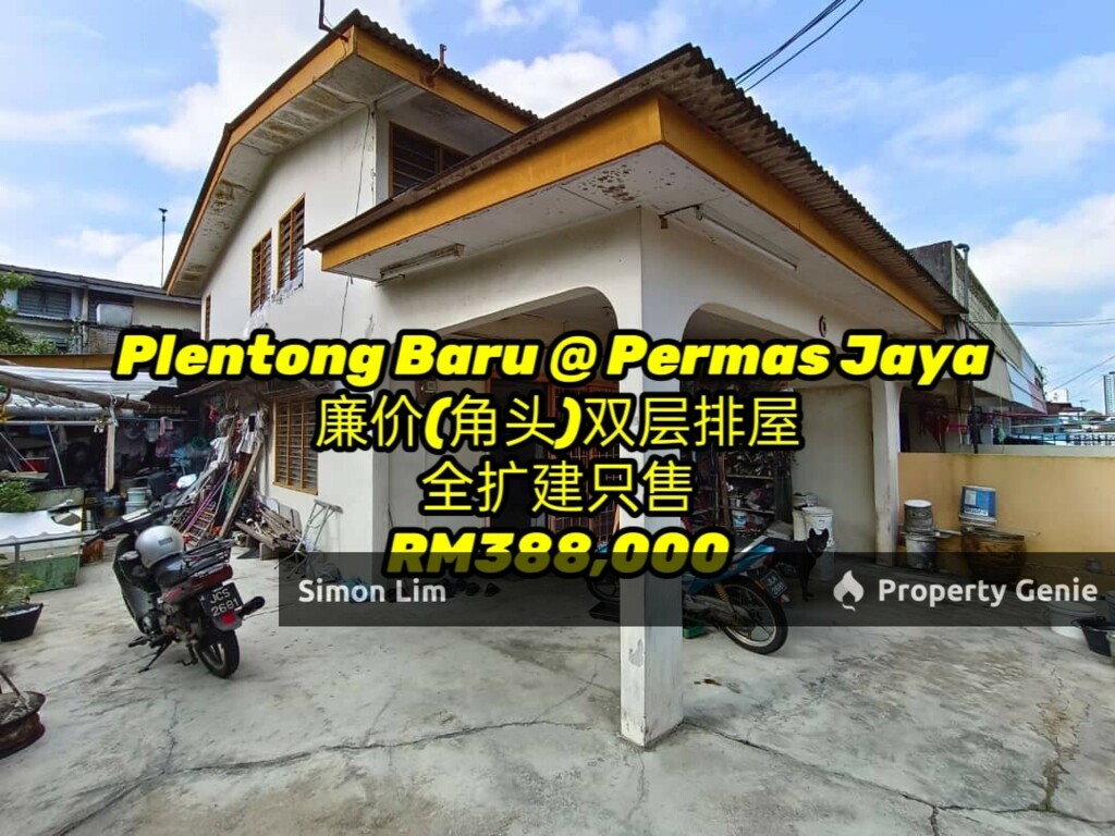 Taman Plentong Baru @ Permas Jaya Double Storey Low Cost Corner Lot For Sale